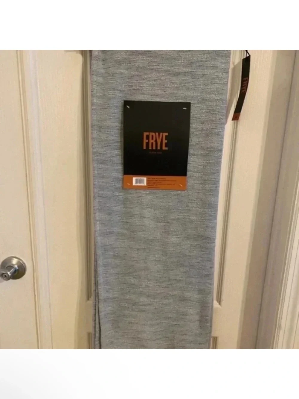 Frye Textured Throw Blanket With Tassels Gray 50 X 60 NWT Home Decor